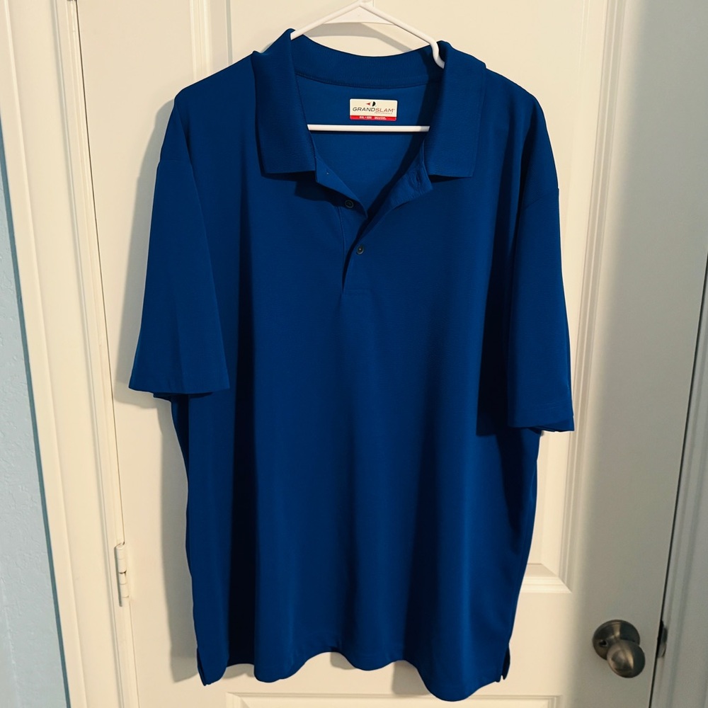 Grand Slam Performance Royal Blue Polo Shirt XXL